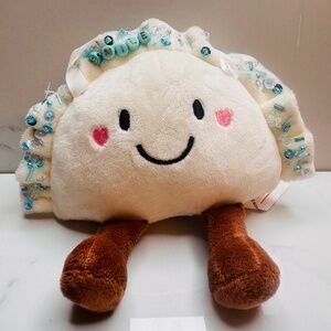 Dumpling Plush Jelly Style with flowers and more sequins